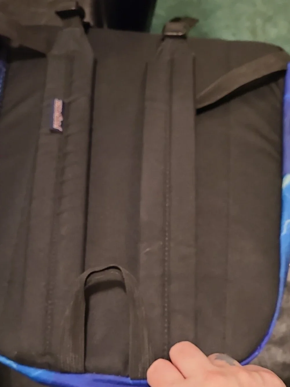 Jansport Blue Lightning Print Backpack